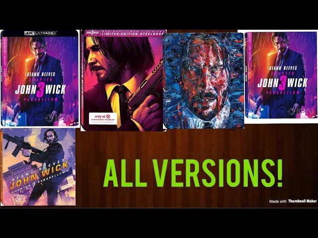 John Wick Chapter 3 Blu-Ray Release Details- All Versions!