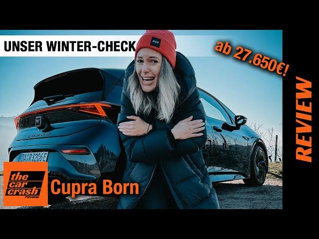 Cupra Born im Winter Check (2022) ️ Wie weit kommt man wirklich?! Fahrbericht | Review | Test