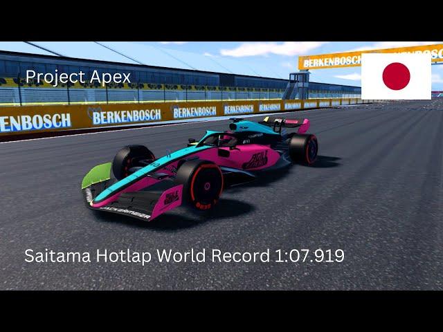 Project Apex Updated Saitama Hotlap With New Agile Energy Car