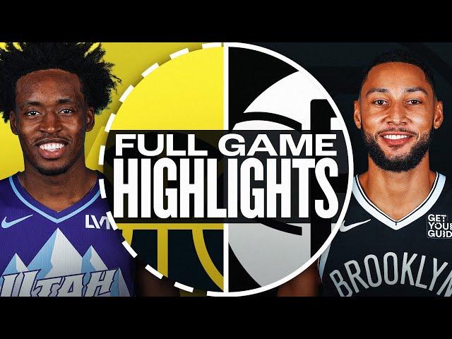 JAZZ at NETS | FULL GAME HIGHLIGHTS | December 21, 2024