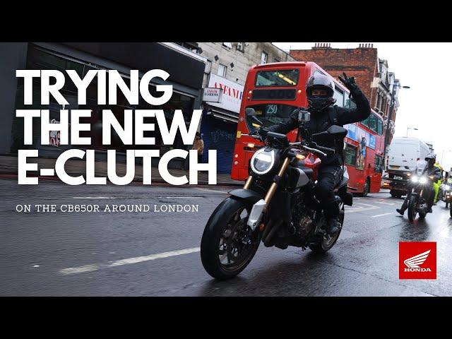 Exploring the New Honda E- Clutch on the CB650R: Brighton to The Bike Shed! EP.1