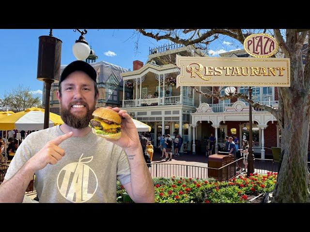 HUGE Burger and Sandwich & Unique Dessert at the Plaza Restaurant