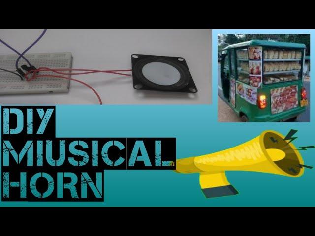 DIY Musical Horn. choon pan horn