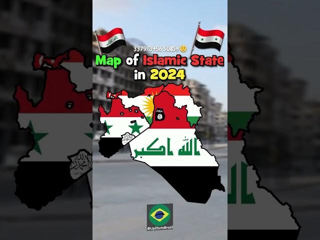 Map of Islamic State (ISIS) in 2024 - EDUCATIONAL