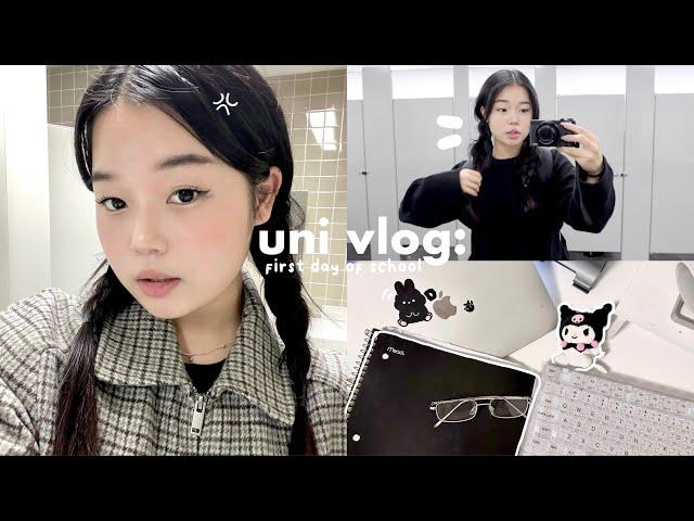 First day of uni vlog: Busy campus days, getting my life together, friends etc.