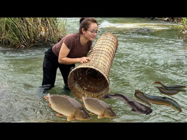 Yagi flood passed, harvested loach, supported villagers with food