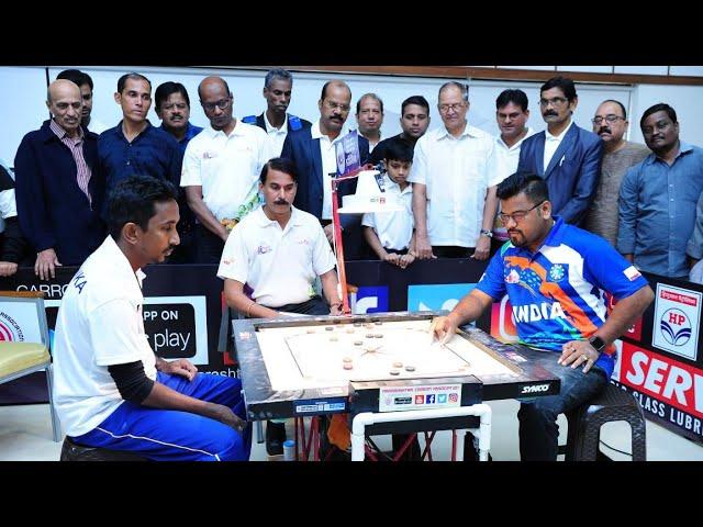 FINAL(MTC-MS): PRASHANT MORE(IND) VS NISHANTHA FERNANDO (SRL)| 8TH CARROM ICF CUP INDIA 2019 at Pune