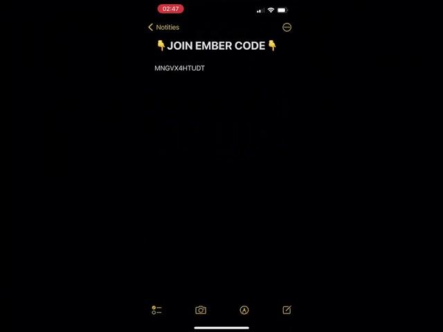 EMBER MINING CODE (JOIN CODE)