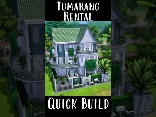 Sims 4: Quick building a gorgeous Rental Home in Tomarang! #shorts30 #thesims4 #shorts