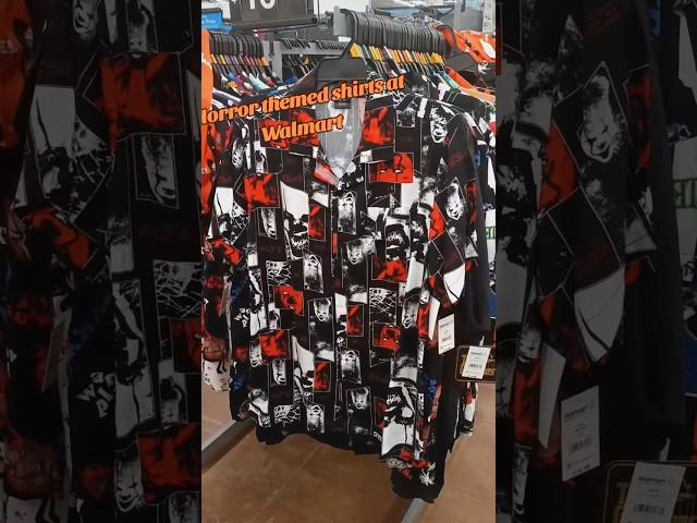 Horror themed shirts at Walmart