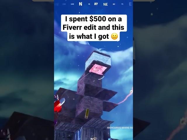 I spent $500 on a Fiverr editor and THIS is what I got! #shorts #fortnite #fortbiteclips