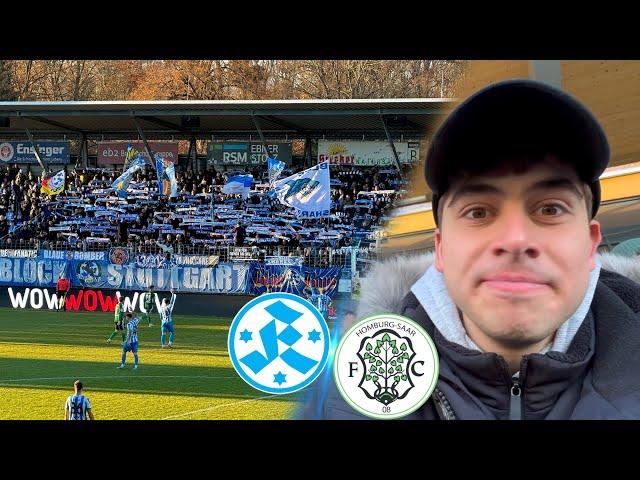 Das ERSTE MAL bei den STUTTGARTER KICKERS️ | STUTTGARTER KICKERS vs FC 08 HOMBURG | Stadionvlog