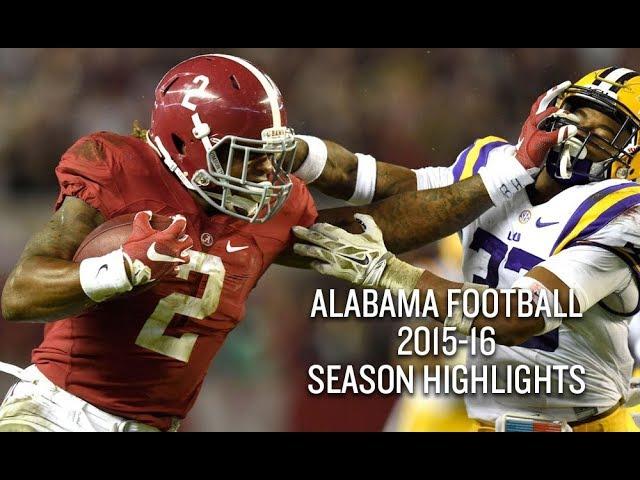 Alabama Football 2015-16 Season Highlights - National Champions