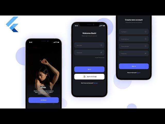 Flutter Login and Registration UI Tutorial with Source Code | 2022