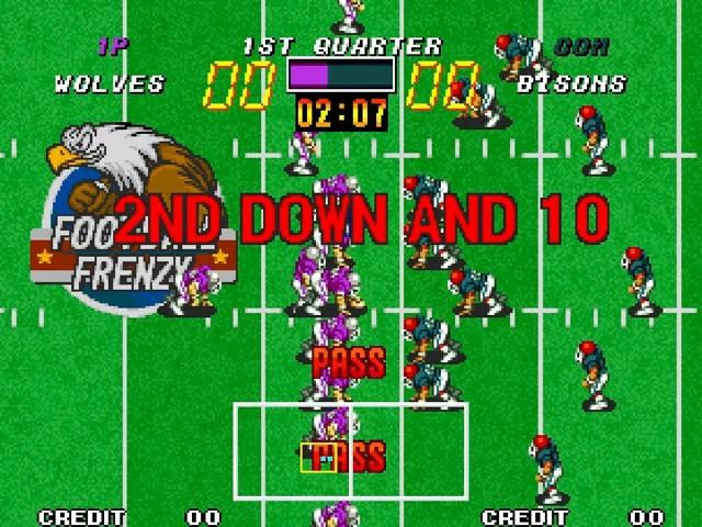 Football Frenzy ~1992 SNK~ Arcade MAME fbfrenzy