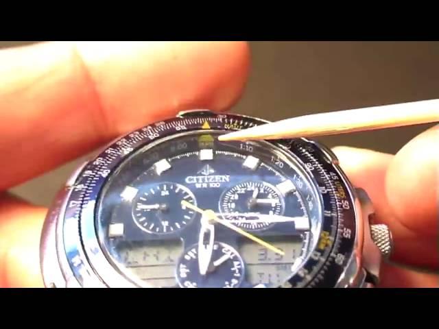 Citizen Navihawk/Skyhawk: How to Use the Slide Rule Bezel