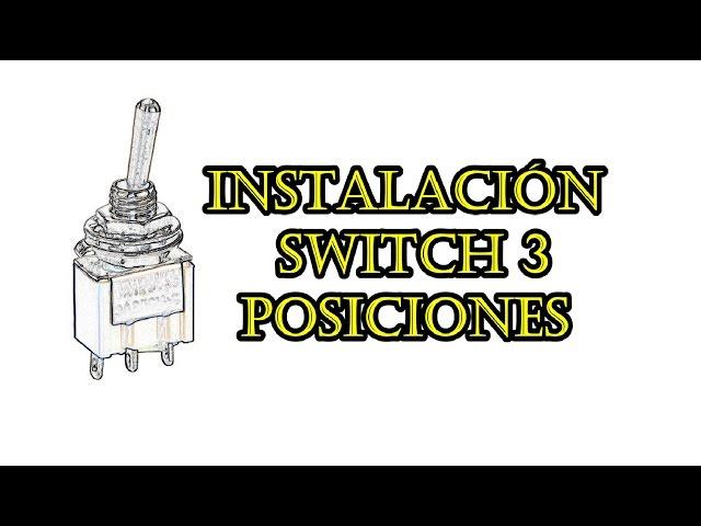 Instalación interruptor 3 posiciones (FLYSKY TH9X)