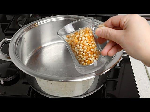 POP THE CORN TO THE LAST ONE! Crispy Corn Explodes Immediately WITH THIS METHOD