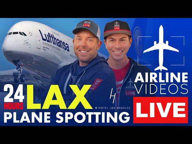 Ultimate Plane Spotting Marathon: 24 Hours LIVE at LAX! (Part 1)