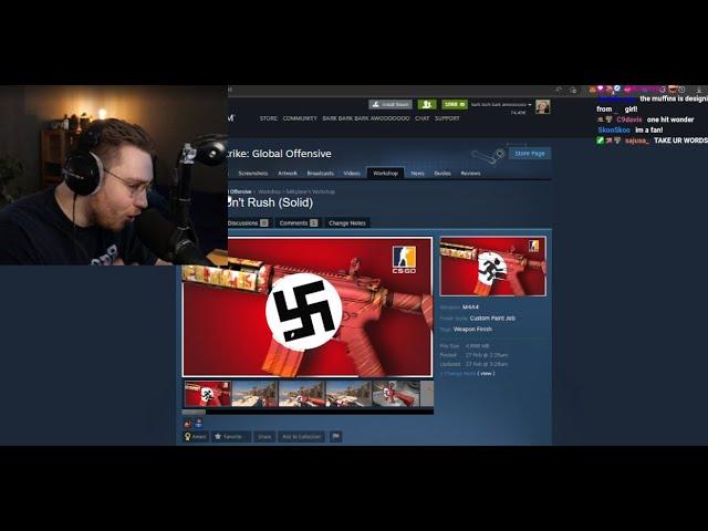 Ohne Pixel reacts to Swastika SKIN!