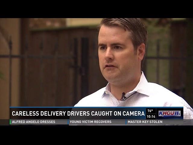Caught on Camera: Careless delivery drivers