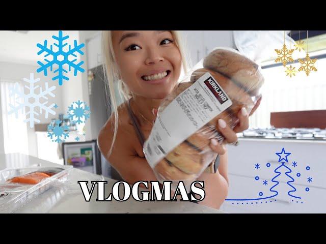 VLOGMAS week 1 - IFBB bikini pro edition ! Costco haul, advent calander & yaps