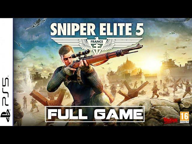 SNIPER ELITE 5-Full PS5 Gameplay Walkthrough | FULL GAME (PS5 Longplay)