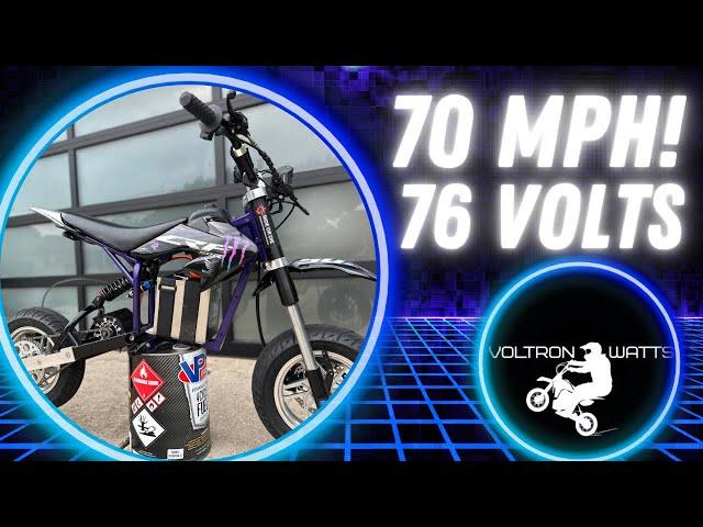 70 MPH Razor MX/ SX Hybrid! 76 Volts Of Power In a Kids "Toy!" This Should Not Be Legal!