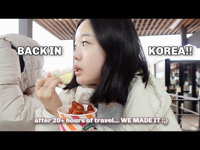  Emotional Korea vlog: flying to the motherland, family trip, 20+ hr travel 