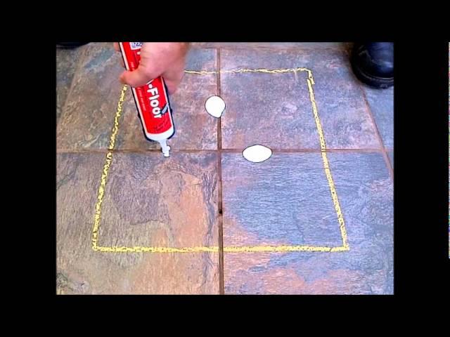 How-To Fix Loose & Hollow Tile Floors: Don't Remove or Replace! Just Drill & Fill!