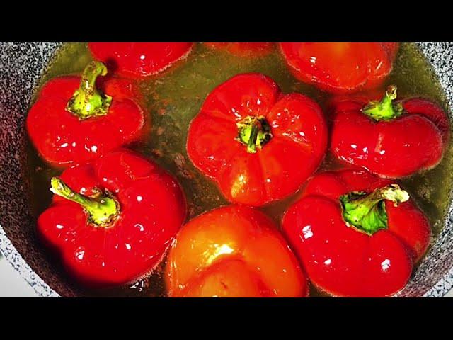 МАРИНОВАННЫЙ ПЕРЕЦ НА ЗИМУ ЦЕЛИКОМ - вкус нереальный!