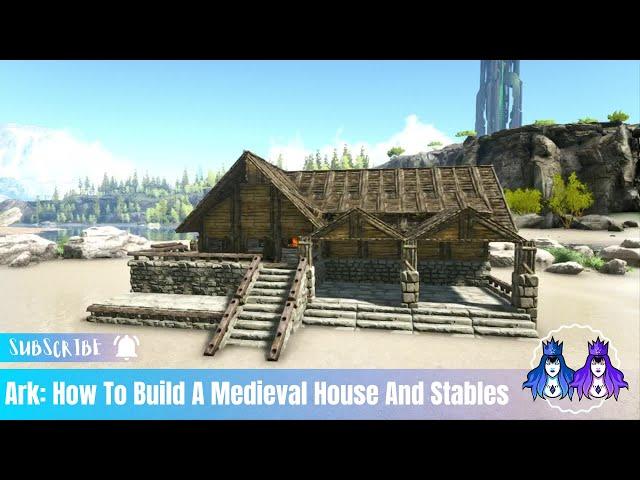 Ark: How To Build A Medieval Base With Stables [No mods]