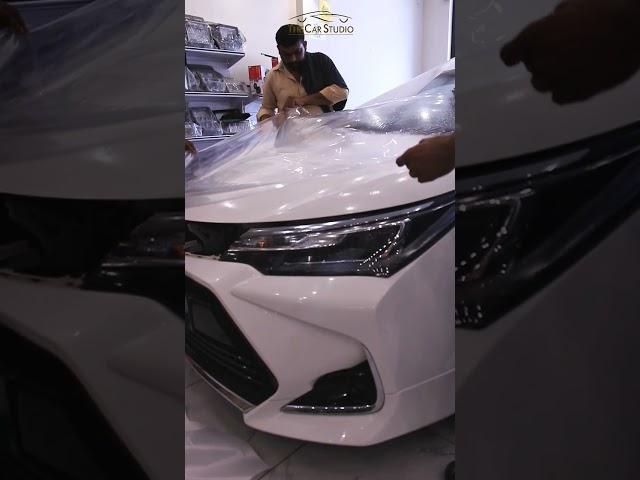 Protect your ride with premium Paint Protection Film (PPF) by The Car Studio Faisalabad.