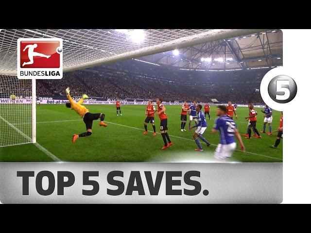 Top 5 Saves - Incredible Stops from Matchday 28