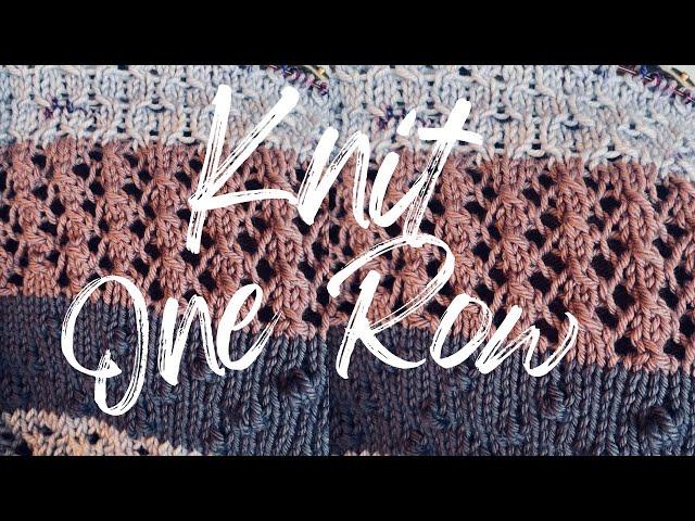 Cozy Morning Knit One Row With Me Real Time Knitting Comforting