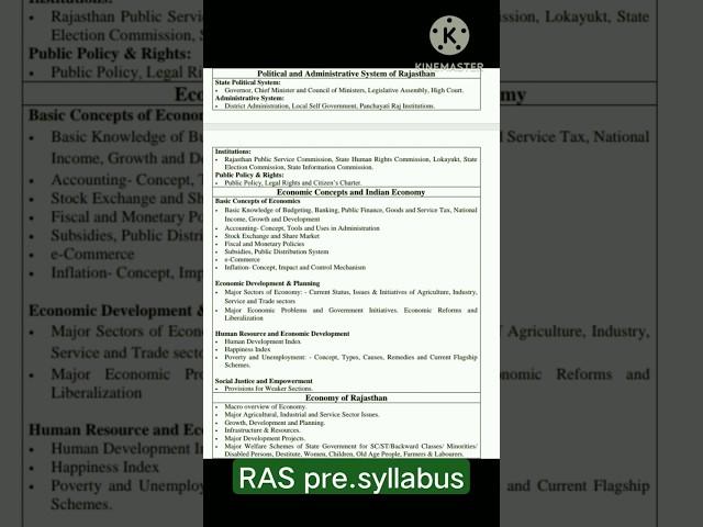 RAS pre.syllabus 2023 in English#rashifal #shorts