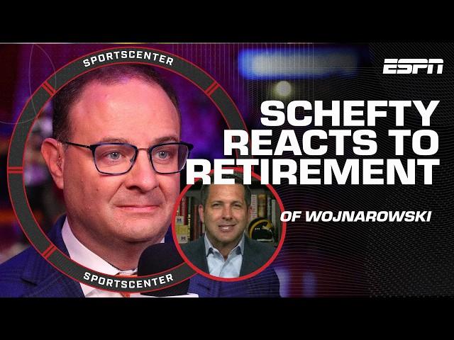 Adam Schefter reacts to Adrian Wojnarowski's retirement from ESPN | SportsCenter