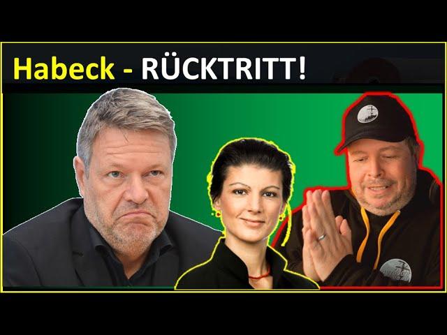 Habeck tritt zurück - Sieg +++Wagenknecht will Wahl anfechten