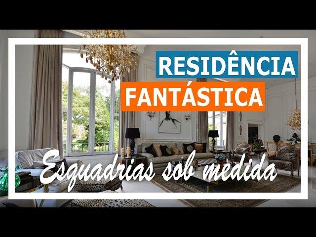 Residência Espetacular - Esquadrias sob medida em PVC - TitanTec preto