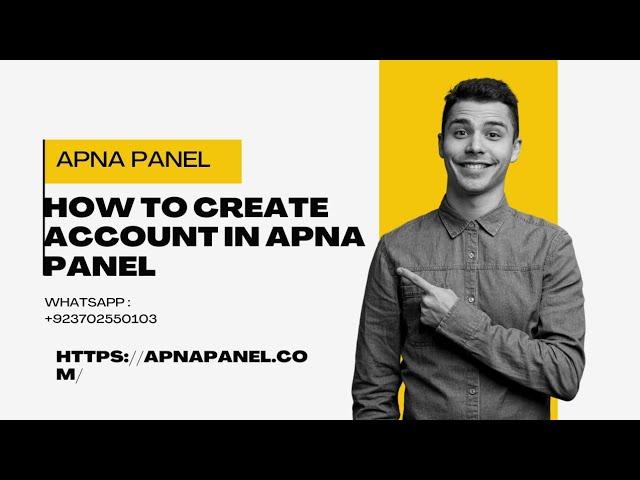 how to create account in smm panel