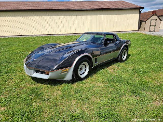 1980 Black Corvette 4spd Black Int T Top