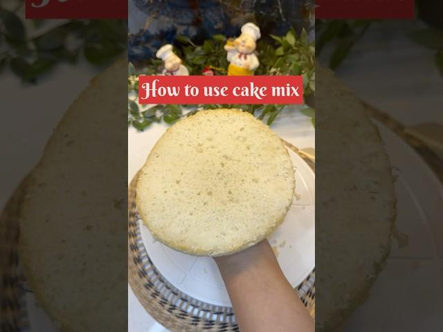 How to use cake mix?#shorts #cooking #viralvideo #cake #ytshort