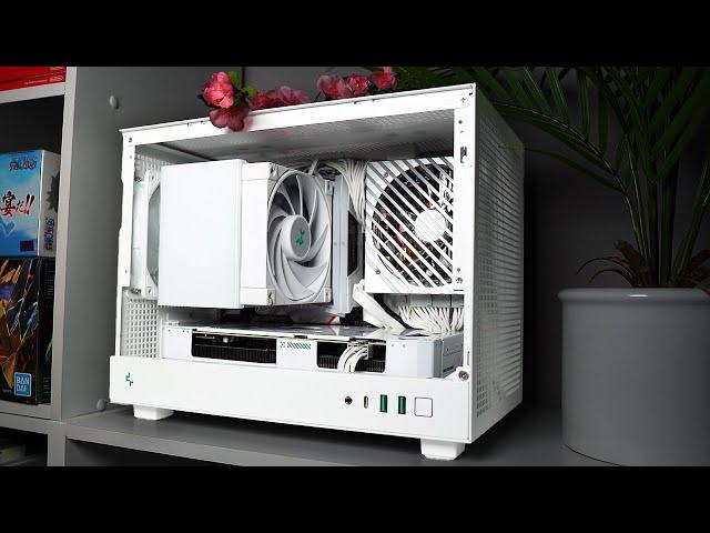 The White Minimalist ITX Gaming PC Build Of Your Dreams