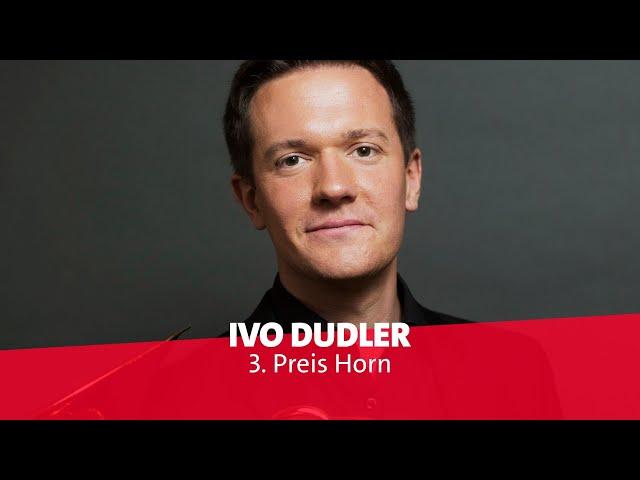 Ivo Dudler, Schweiz | Finale Horn | ARD-Musikwettbewerb 2021