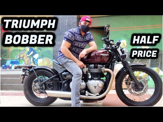 Test Riding The TRIUMPH BOBBER | First Impression | Born Creator