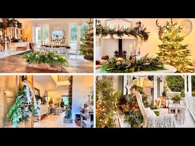 Rustic Christmas Home Tour Thrifted & Natural Holiday Decor Ideas | Ep 7