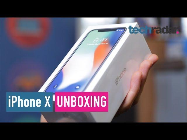 iPhone X unboxing video