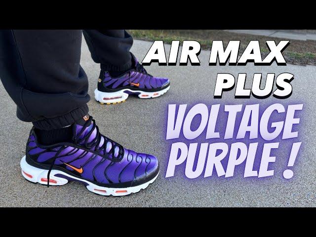 Nike Air Max Plus OG Voltage Purple is Back!!! Review & On Feet!!