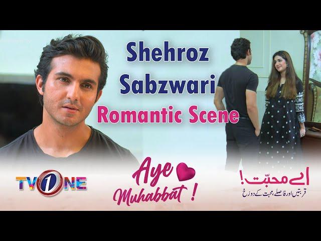 Shehroz Sabzwari Romantic Scene | Aye Muhabbat Last Episode | Best Scene