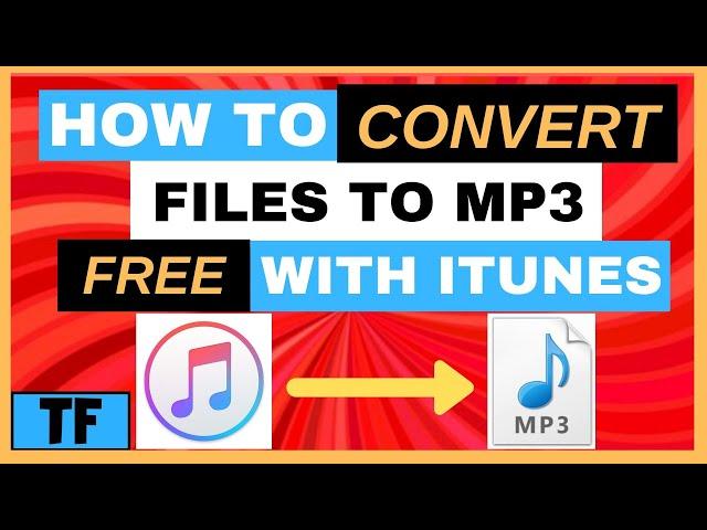 HOW TO CONVERT M4A TO MP3 FREE With iTunes | Best M4A to MP3 Converter [Easy Windows Tutorial]